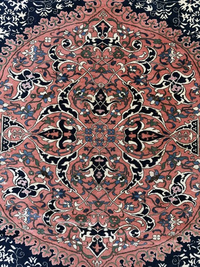 27062839e - ´Medalion-Uschak´Türkei, (nach Vorbild des 16.Jhd.), Mitte 20.Jhd, Wolle auf Wolle, ...