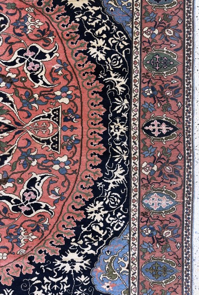 27062839f - ´Medalion-Uschak´Türkei, (nach Vorbild des 16.Jhd.), Mitte 20.Jhd, Wolle auf Wolle, ...