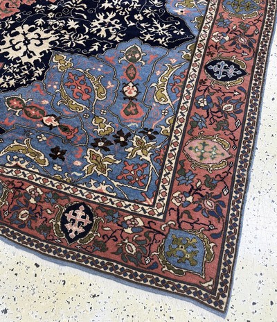 27062839g - ´Medalion-Uschak´Türkei, (nach Vorbild des 16.Jhd.), Mitte 20.Jhd, Wolle auf Wolle, ...