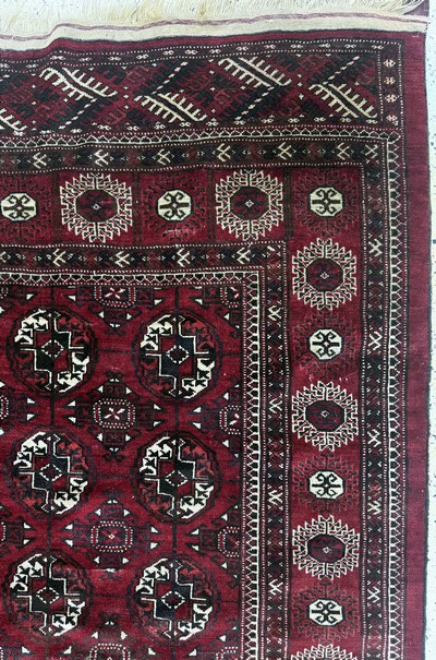 27062841f - Yomud alt, Turkmenistan, Anfang 20.Jhd, Wolle auf Wolle, ca. 350 x 185 cm, EHZ: 3 ...