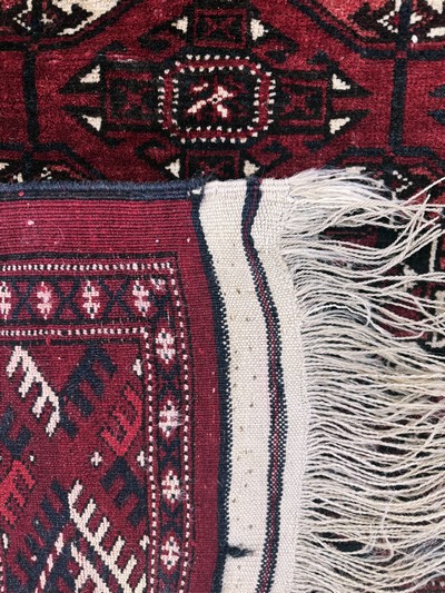 27062841h - Yomud alt, Turkmenistan, Anfang 20.Jhd, Wolle auf Wolle, ca. 350 x 185 cm, EHZ: 3 ...