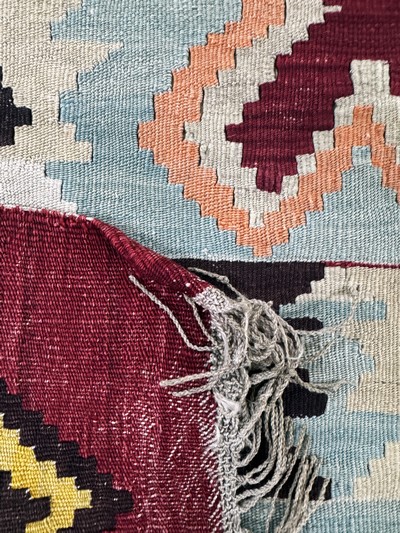 27062842e - Anatol Kelim, Türkei, Anfang 20.Jhd, Wolle auf Wolle, ca. 165 x 117 cm, EHZ: 2 ...