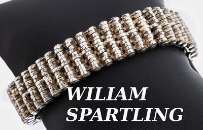 Image WILLIAM SPARTLING Armband, 925er Silber, schwere qualitätvolle Verarbeitung, Spartling ...