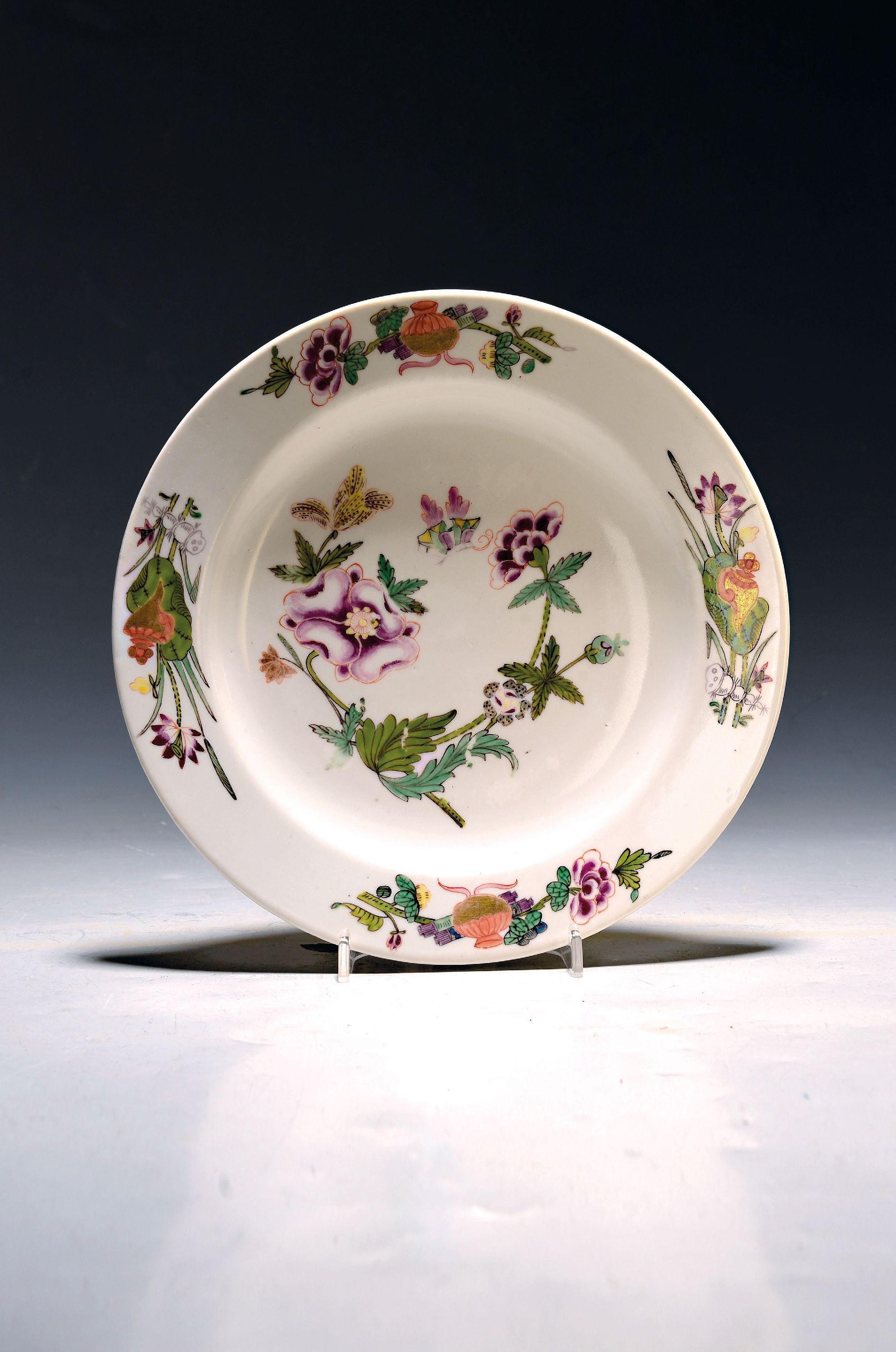 Image 27062933 - Teller, Wien, um 1760, ostasiatischer Dekor, Kaiserliche Porzellanmanufaktur, Wien , ...