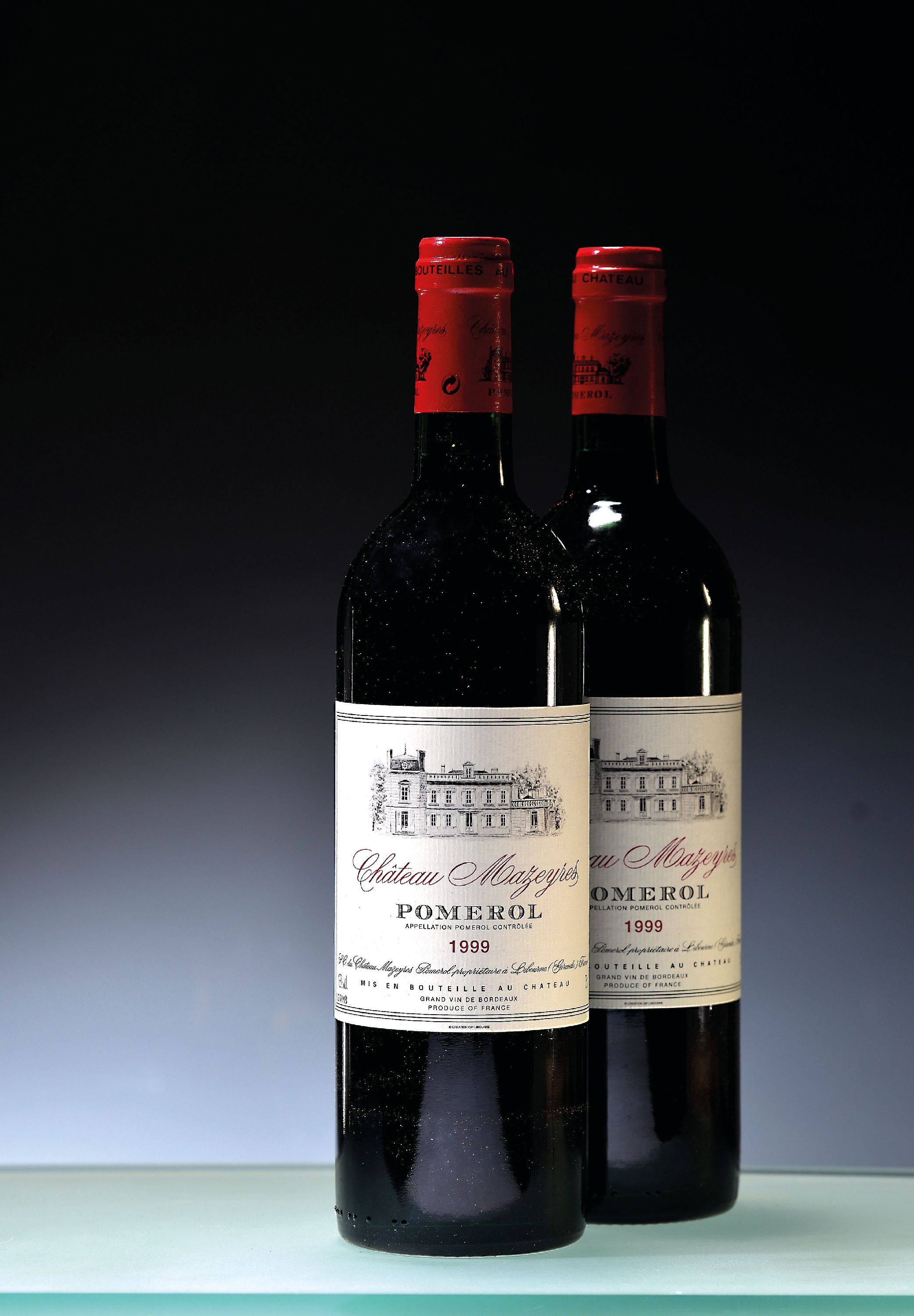 Image 27063044 - 12 Flaschen 1999 Chateau Mazeyres, Pomerol, je ca. 750ml, 12 Flaschen in orig. Holzkiste