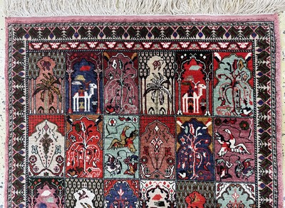 27063063a - Qum silk, Egypt, late 20th century, pure natural silk, approx. 140 x 75 cm, condition: ...