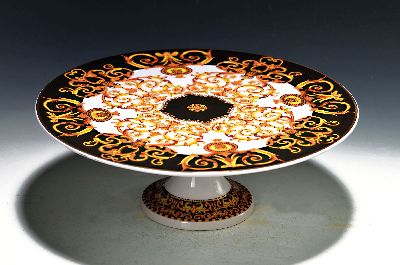 Image Tortenplatte, Versace, Barocco, Rosenthal, Porzellan, orig. Karton, D. ca. 32.5 cm
