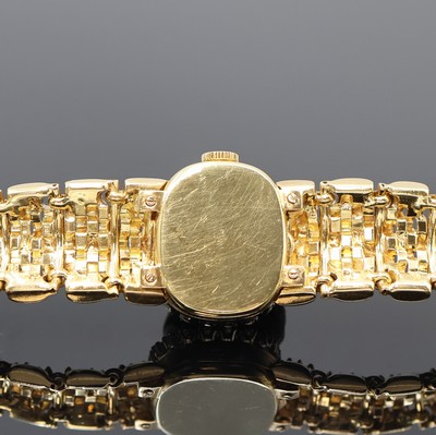 27063078e - ROLEX Precision ausgefallene Damenarmbanduhr in GG 750/000 mit Diamantlünette Referenz ...