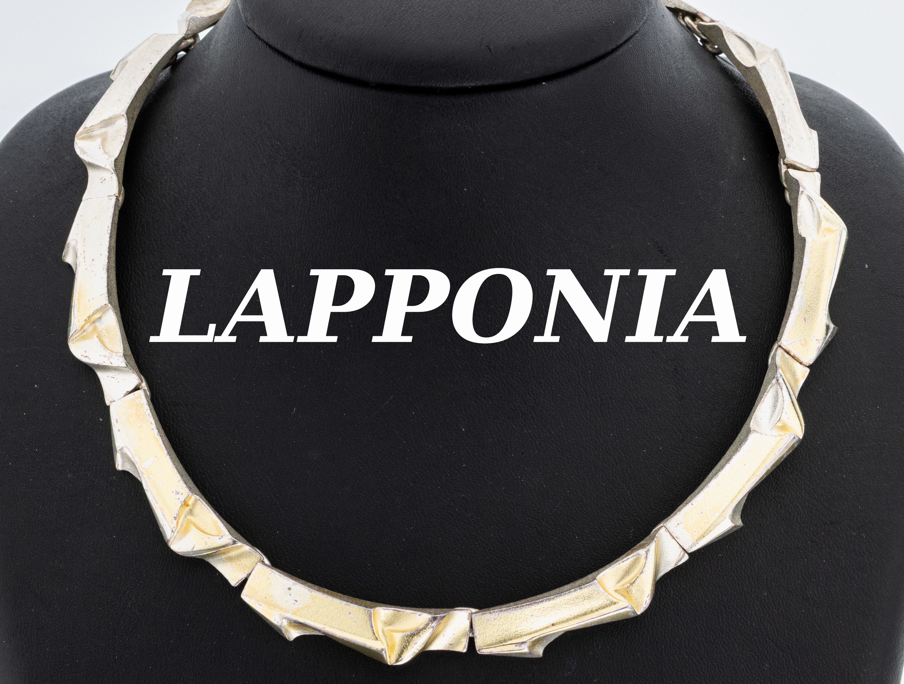 Image 27063102 - LAPPONIA necklace, Finland, 1998 , silver 925, typ. abstract design, diam. approx. 13 ...