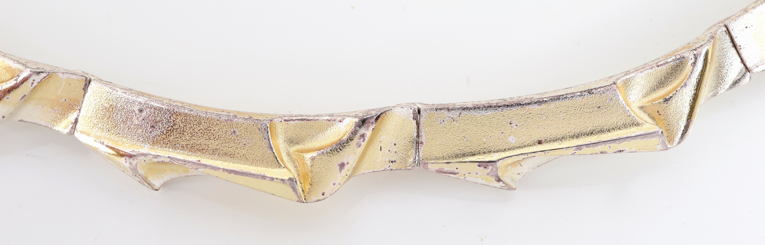 Detail b: LAPPONIA Collier, Finnland, 1998, 925er Silber, typ. abstraktes Design, D. ca. 13 cm, Kastenschloss mit Sicherheitsacht, ca. 71.2 g