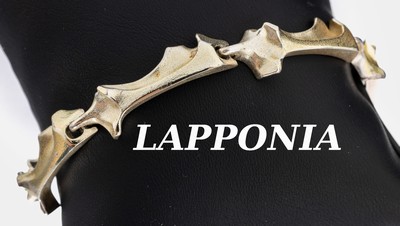 Image LAPPONIA Armband, Finnland, 1998, 925er Silber, typ. Design, L. ca. 18 cm, ...