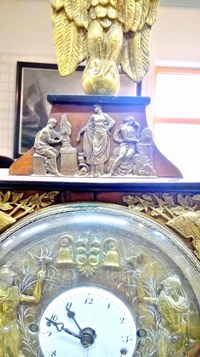 27063129e - Empire Uhr mit Glockenschläger Automat, sog. Jacquemart, Habsburger Monarchie um ...