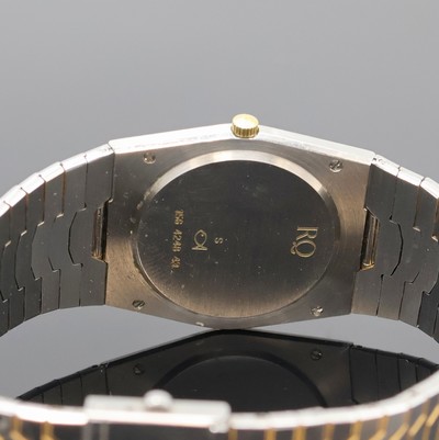 27063696d - ETERNA Royal Quartz Armbanduhr in Stahl/Gold, Schweiz um 1985, quarz, Monocoque-Geh., ...