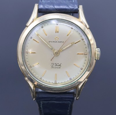 27063701a - ETERNA-MATIC 2 vergoldete Armbanduhren, Schweiz um 1950/1960, Automatik, 1x Stahlboden ...
