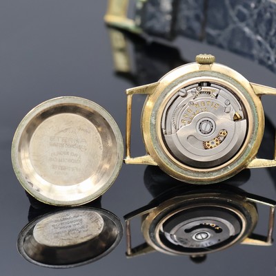 27063701g - ETERNA-MATIC 2 vergoldete Armbanduhren, Schweiz um 1950/1960, Automatik, 1x Stahlboden ...