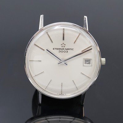 27063722a - ETERNA-MATIC 3003 Herrenarmbanduhr in WG 750/000 Referenz 844, Schweiz um 1970, ...