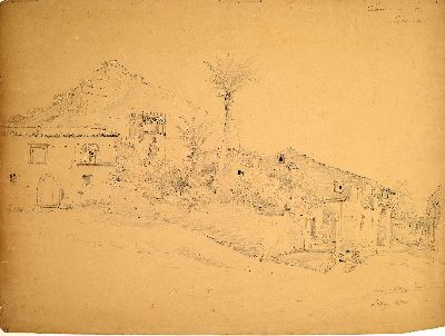 27063727k - Eduard Agricola, 1800 Stuttgart-1872 München , ´Taormina auf Sizilien´ so bezeichnet, ...