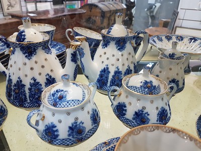 27063854e - Kaffeeservice, Lomonossov, für, 12 Personen, St. Petersburg, 12 Kaffeetassen mit ...