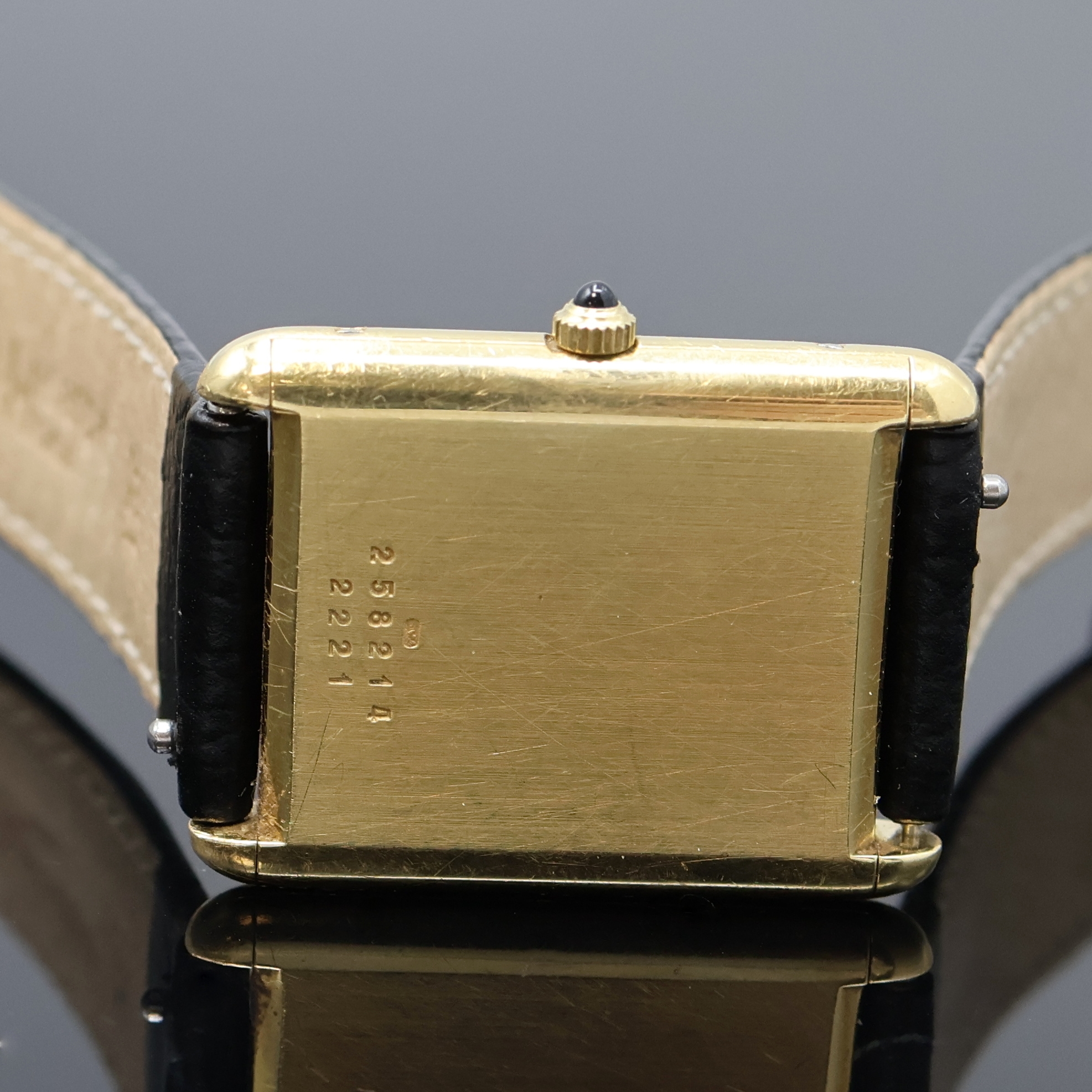 Detail c: CHOPARD Damenarmbanduhr in GG 750/000 Referenz 2221, Schweiz um 1985, quarz, 4-fach verschr. Geh., Schmuckkrone, weißes Zifferbl. m. röm. Zahlen, ...