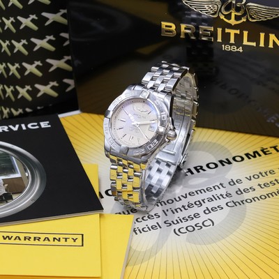 27064013a - BREITLING Damenarmbanduhr Galactic 32 Referenz A71356, quarz, Chronometer in Edelstahl ...