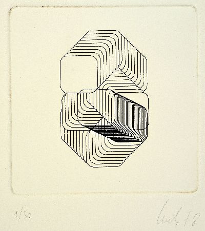 Image Thomas Lenk, 1933 Berlin-2014 Schwäbisch-Hall, 3 Radierungen von 1978, alle handsign. ...