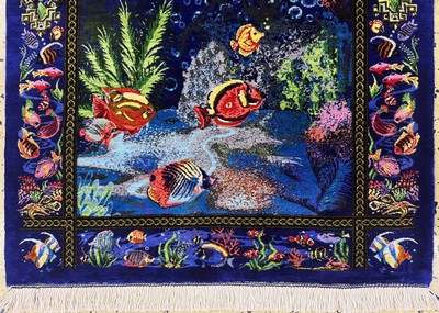 27064360b - Ghom Seide fein Persien, signiert´Bahram´, ca. 20 Jahre, reine Naturseide, ca. 85 x 62 ...