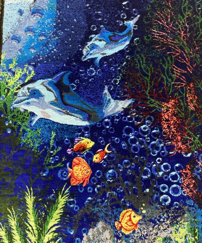 27064360d - Ghom Seide fein Persien, signiert´Bahram´, ca. 20 Jahre, reine Naturseide, ca. 85 x 62 ...