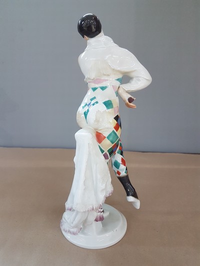 27064368c - Porzellanfigur, Bajazzo, Meissen, 20. Jh., Entwurf Paul Scheurich 1919, Ausformung Mitte ...