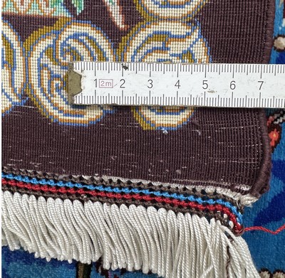 27064373g - Ghom Seide fein Persien, signiert´Abbasi´, ca. 20 Jahre, reine Naturseide, ca. 120 x 80 ...