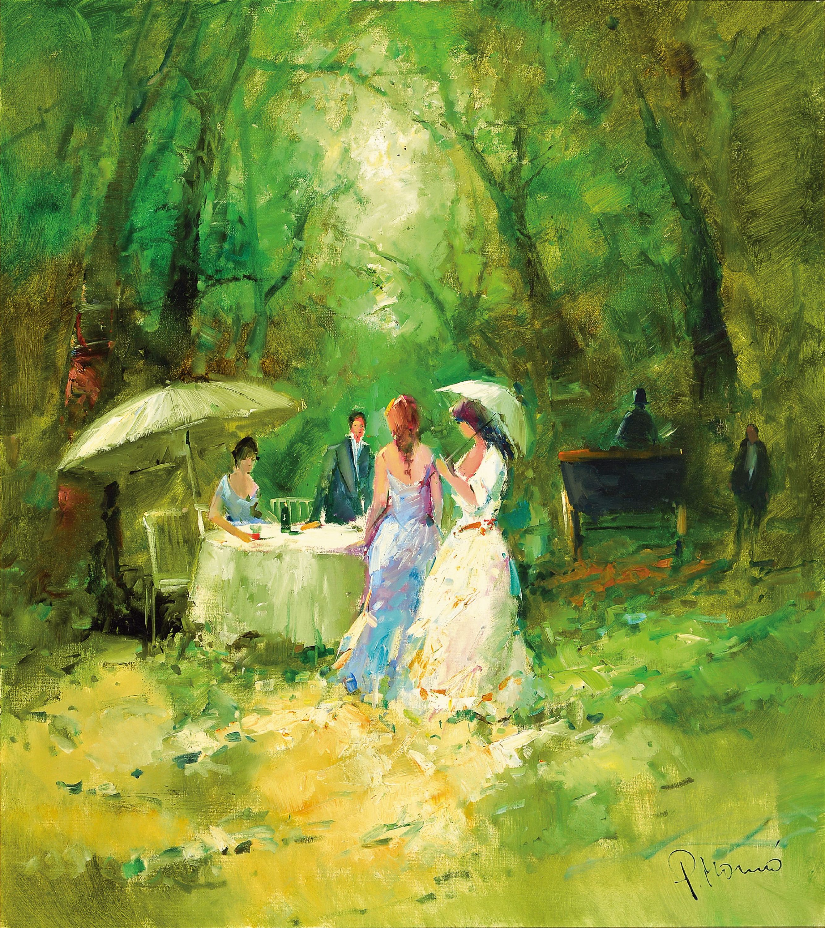 Image 27064895 - Paul Henze Morro (d.i. Paul Ingfried Henze -Morro), 1925 Leipzig-1972, Gesellschaft im ...