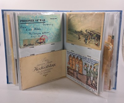 27064892d - Album mit Autographen, Bildpostkarten und offiziellen Belegen der 1930/40er-Jahre, ...