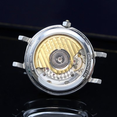 27064909e - FORGET Classic D chronometer gents wristwatch no. D 246 with day and date, Switzerland ...