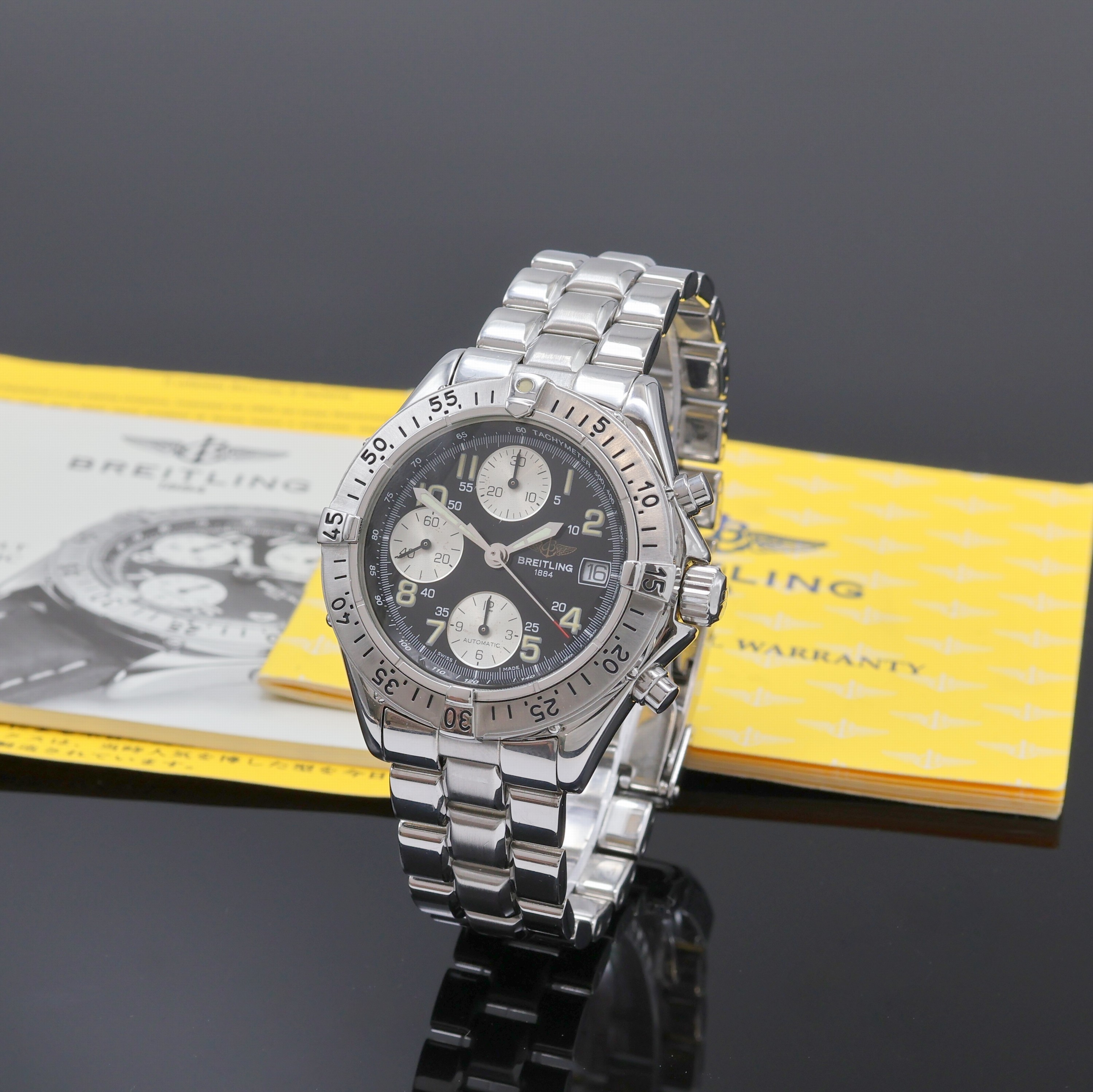 Image 27065911 - BREITLING Colt Herrenchronograph Referenz A13035.1, Automatik, Edelstahlgeh. inkl. orig. ...