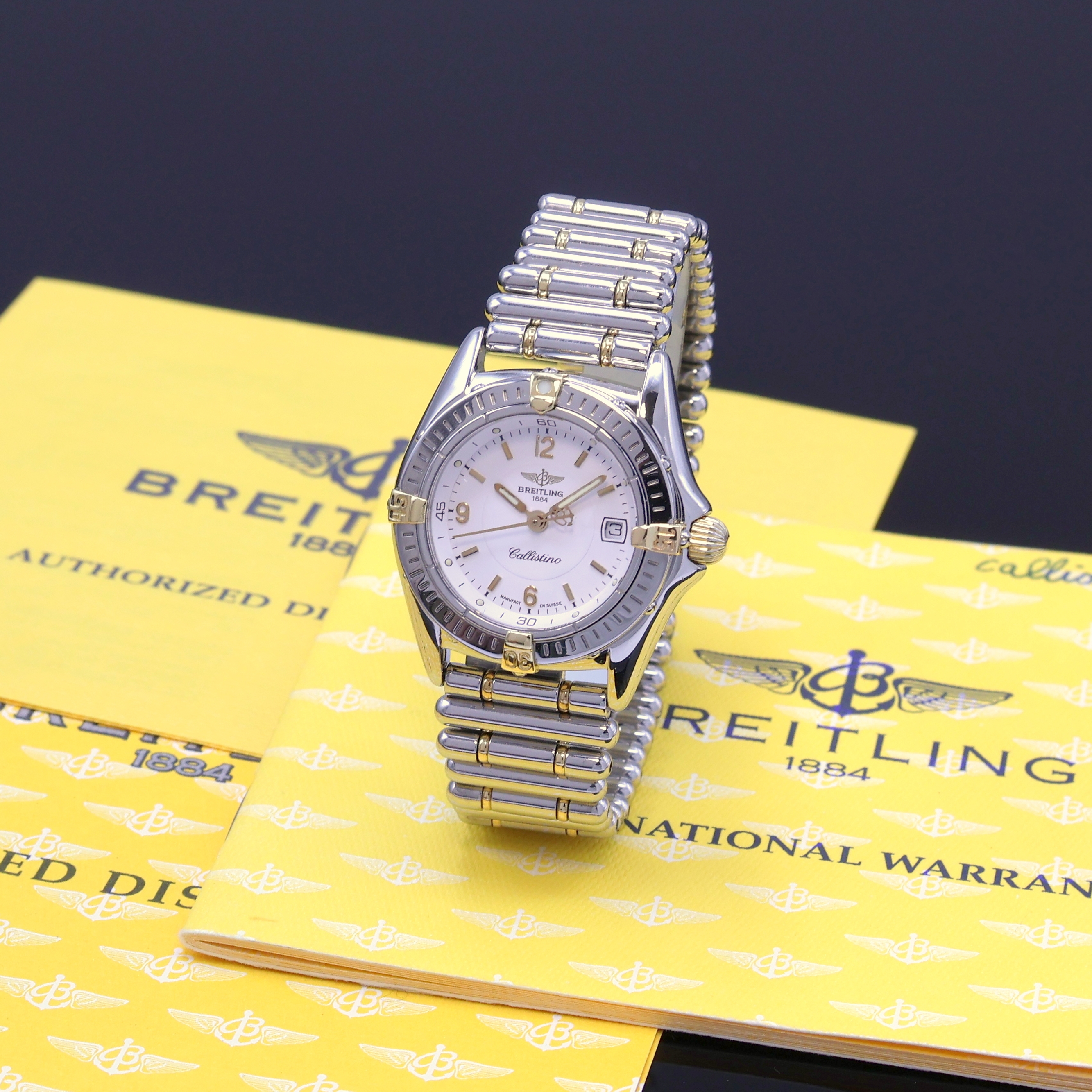Image 27066484 - BREITLING Callistino Damenarmbanduhr Referenz B52045.1, quarz, Edelstahlgeh. inkl. orig. ...