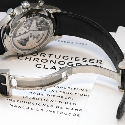 27066486c - IWC Portugieser Herrenchronograph Referenz IW390302, Automatik, beids. vergl. ...
