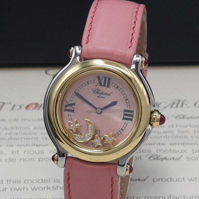 27066487a - CHOPARD Happy Sport Damenarmbanduhr Referenz 27/8239-42, quarz, Edelstahlgeh. inkl. ...