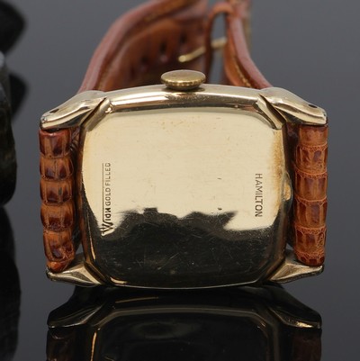 27066488h - Konvolut: 3 Goldfilled Armbanduhren Bulova, Laco und Hamilton, Schweiz/USA/Deutschland ...
