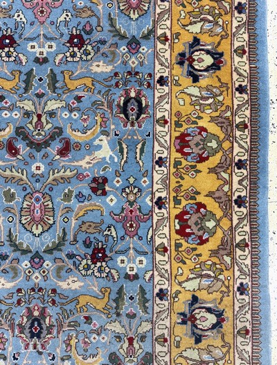 27066492e - Täbriz, Rumänien, Ende 20.Jhd., Wolle auf Baumwolle, ca. 337 x 237 cm, EHZ: 2-3 ...