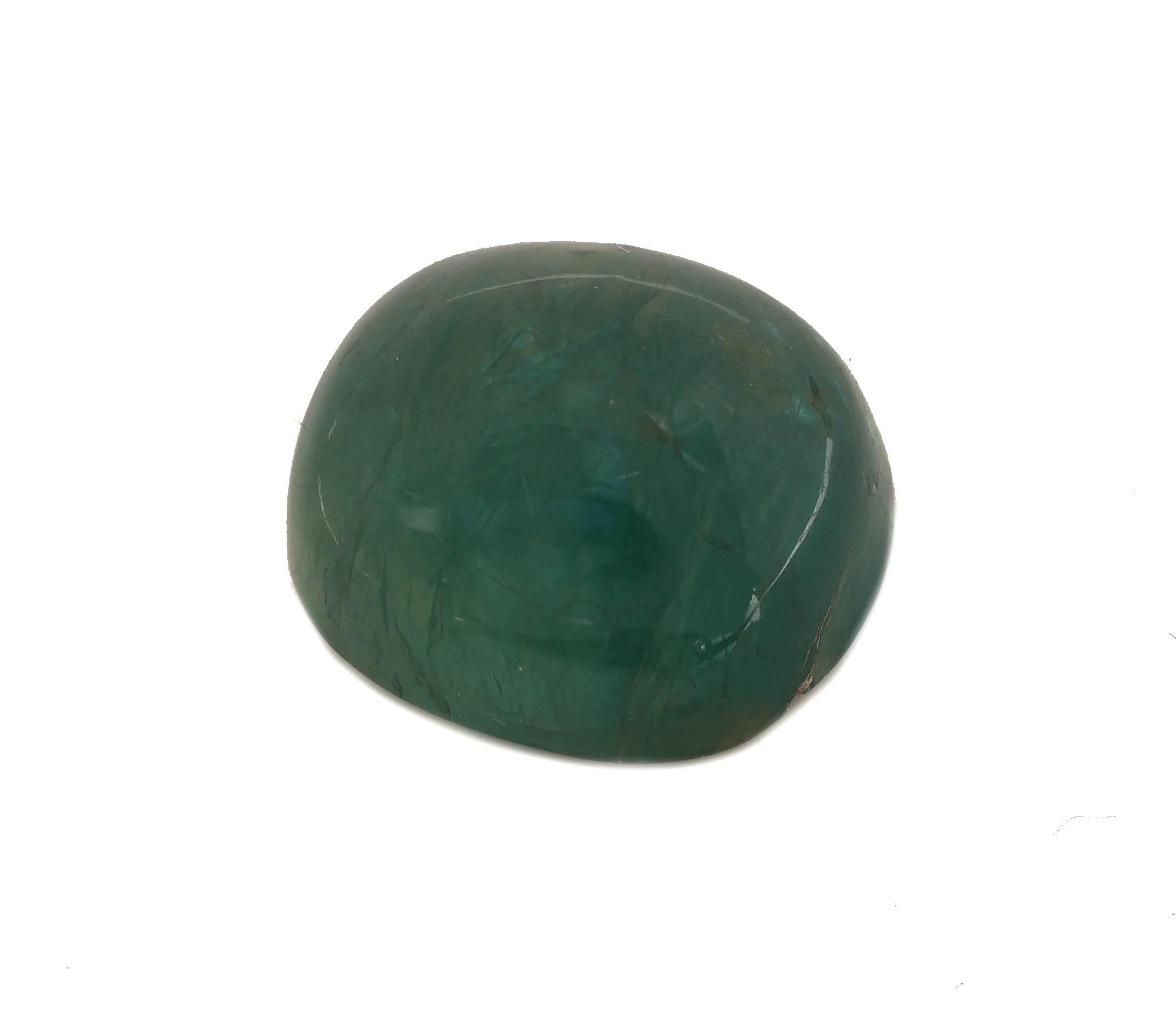 Detail b: Loser Grandidierit, ca. 12.65 ct, Cabochon