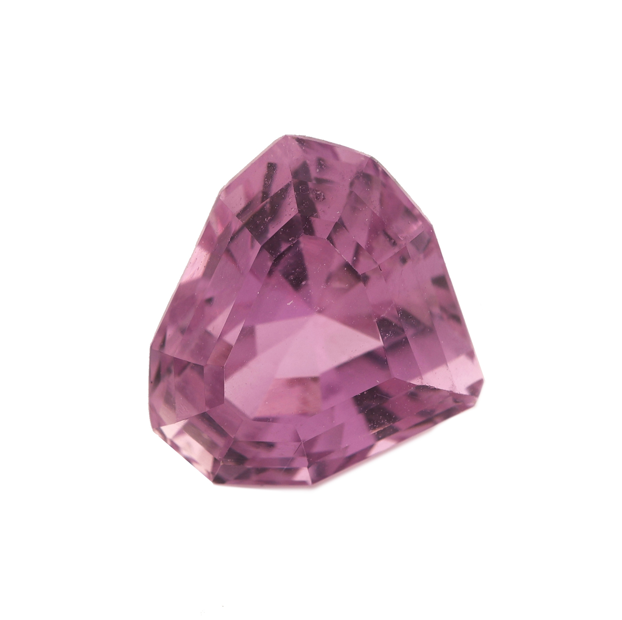 Loser Kunzit, ca. 9.12 ct, tropfenf. Fancy Cut, ca. 11.67 x 13.17 x 9.39 mm, sehr schöne Farbe