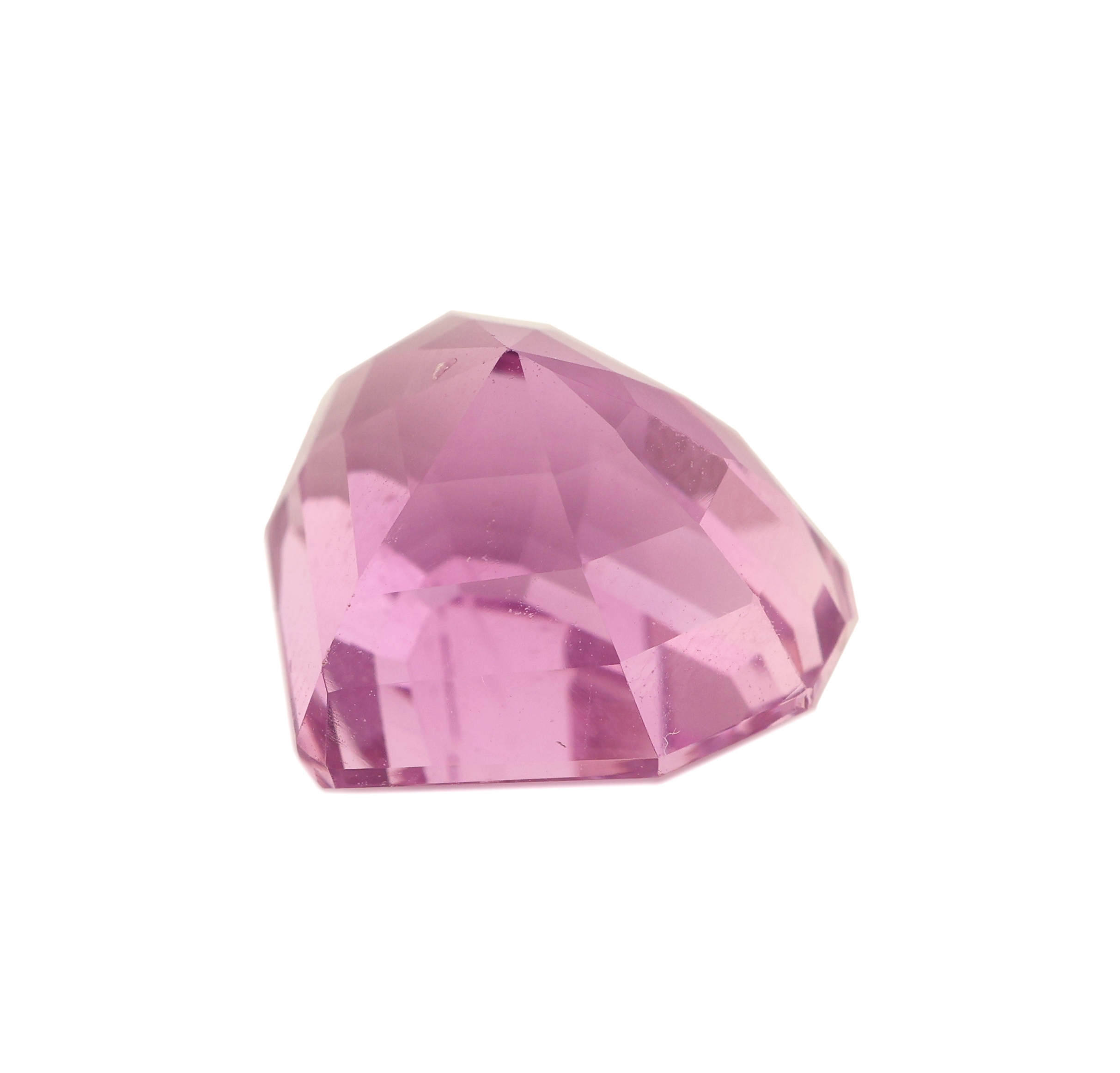 Detail b: Loser Kunzit, ca. 9.12 ct, tropfenf. Fancy Cut, ca. 11.67 x 13.17 x 9.39 mm, sehr schöne Farbe