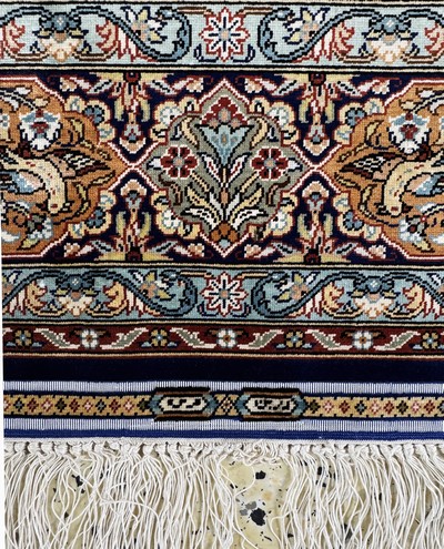 27066669c - ´Doppelseitiger´Hereke fein, Türkei,signiert´Darin´, Ende 20.Jhd, reine Naturseide, ...