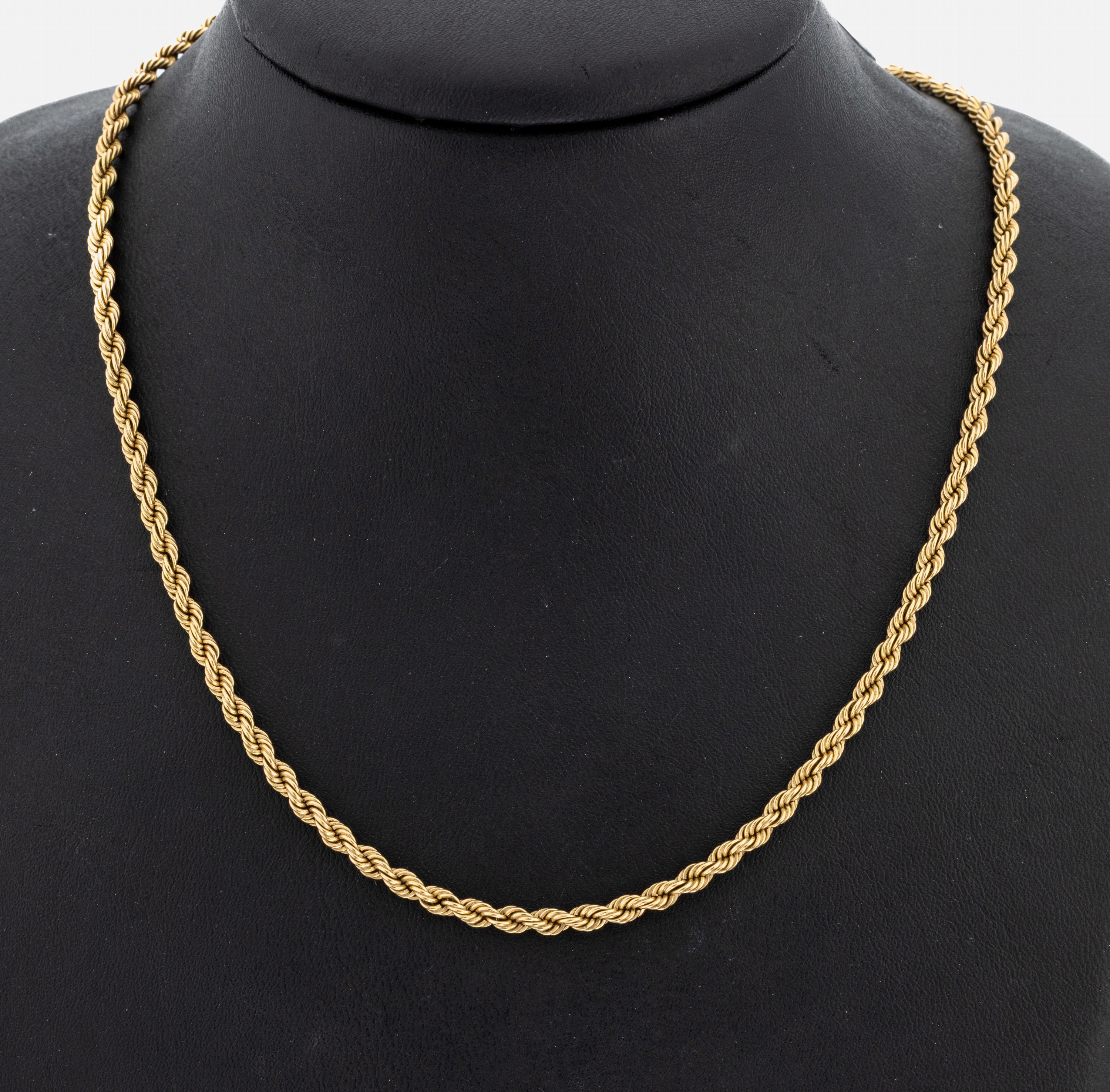 Image 27066728 - 14 kt Gold Collier, GG 585/000, gekordelt, L. ca. 50 cm, Karabinerschließe, ca. 18.8 g