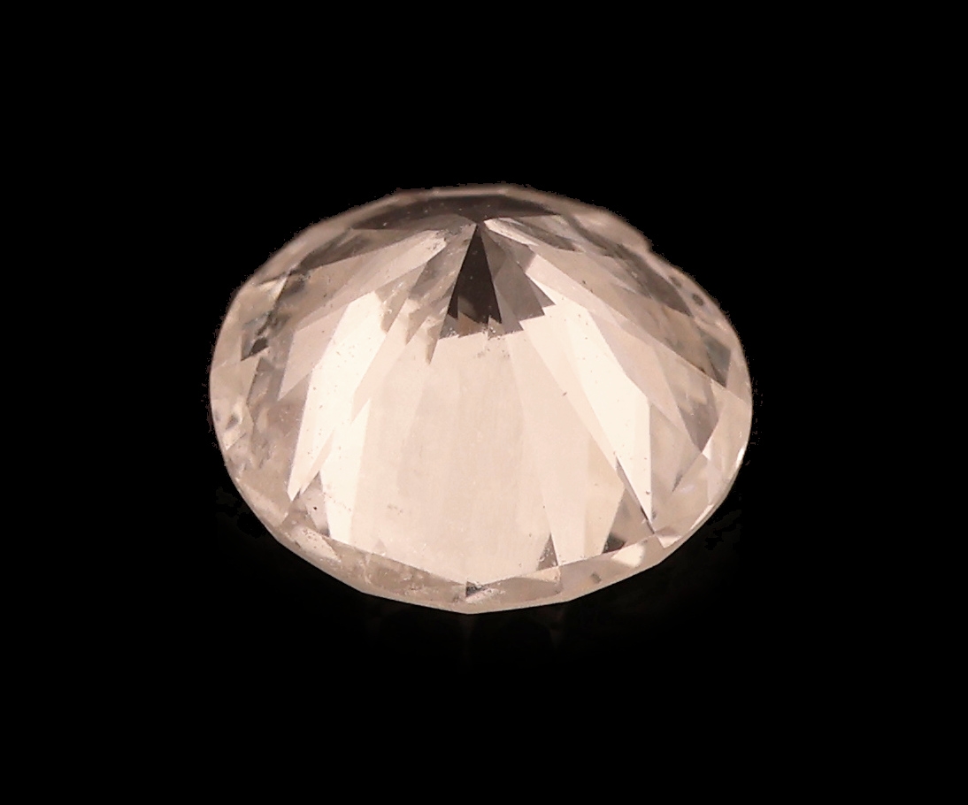 Detail b: Loser Brillant, ca. 0.54 ct, hochfeines Weiß-feines Weiß/lr, mit Zertifikat