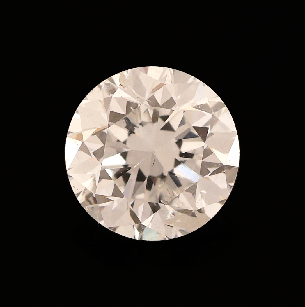 Detail a: Loser Brillant, 0.77 ct, feines Weiß/p