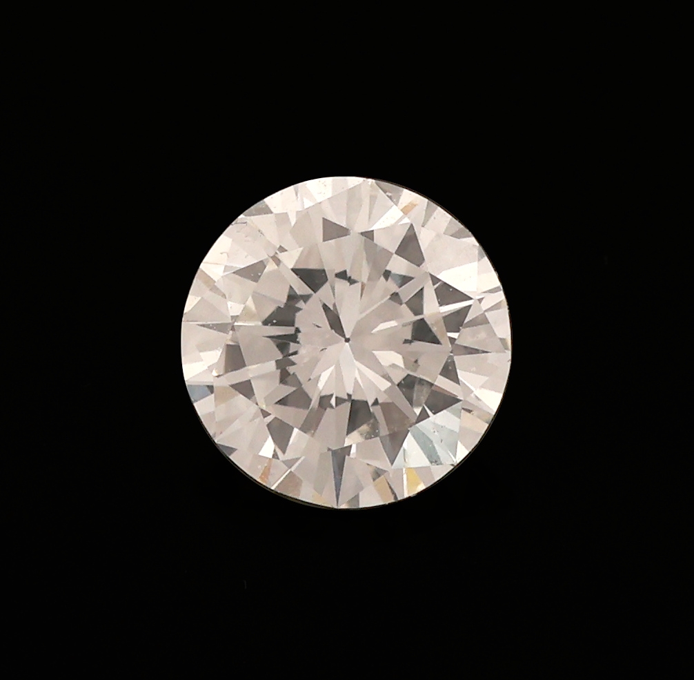Detail a: Loser Brillant, ca. 0.556 ct feines Weiß/lupenrein, mit Zertifikat