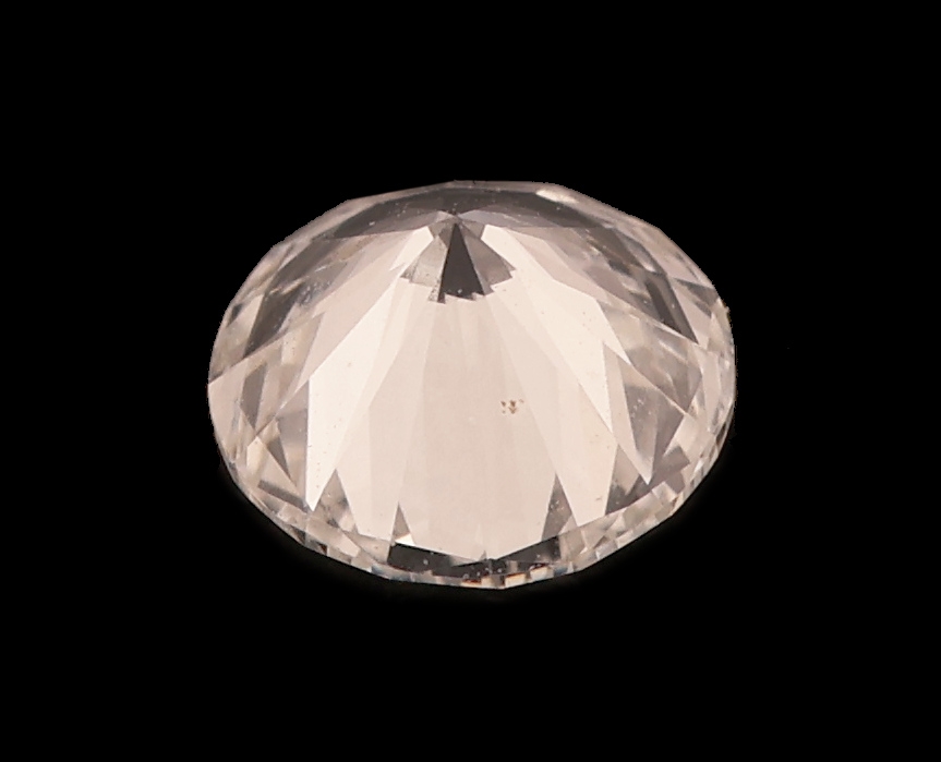 Detail b: Loser Brillant, ca. 0.556 ct feines Weiß/lupenrein, mit Zertifikat