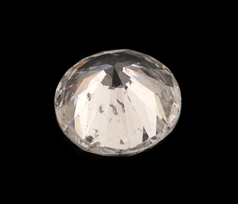 Detail b: Loser Brillant, 0.65 ct feines Weiß/p, mit Zertifikat
