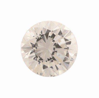 Image Loser Brillant, ca. 0.54 ct, hochfeines Weiß-feines Weiß/lr, mit Zertifikat ...