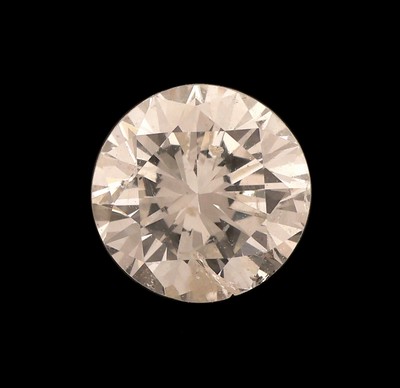 27067123a - Loser Brillant, ca. 0.54 ct, hochfeines Weiß-feines Weiß/lr, mit Zertifikat ...